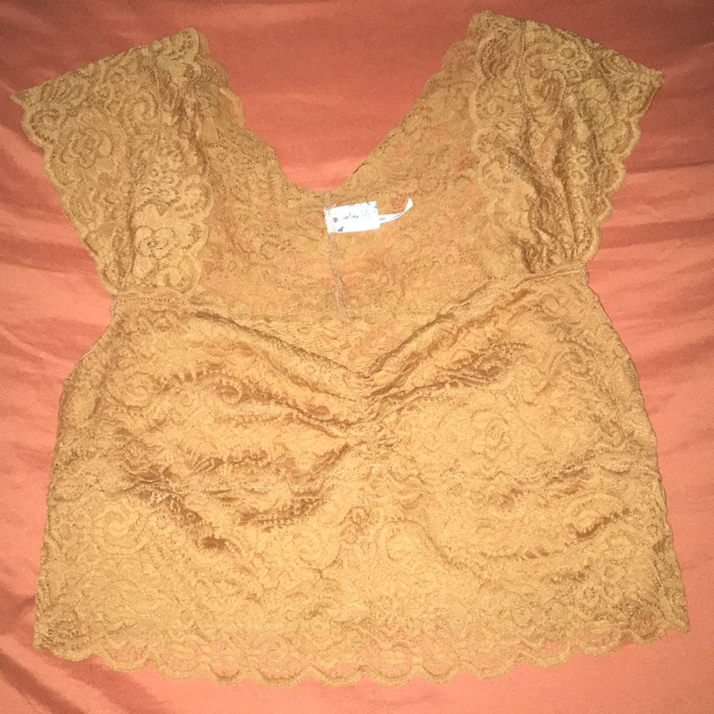 Lace crop top